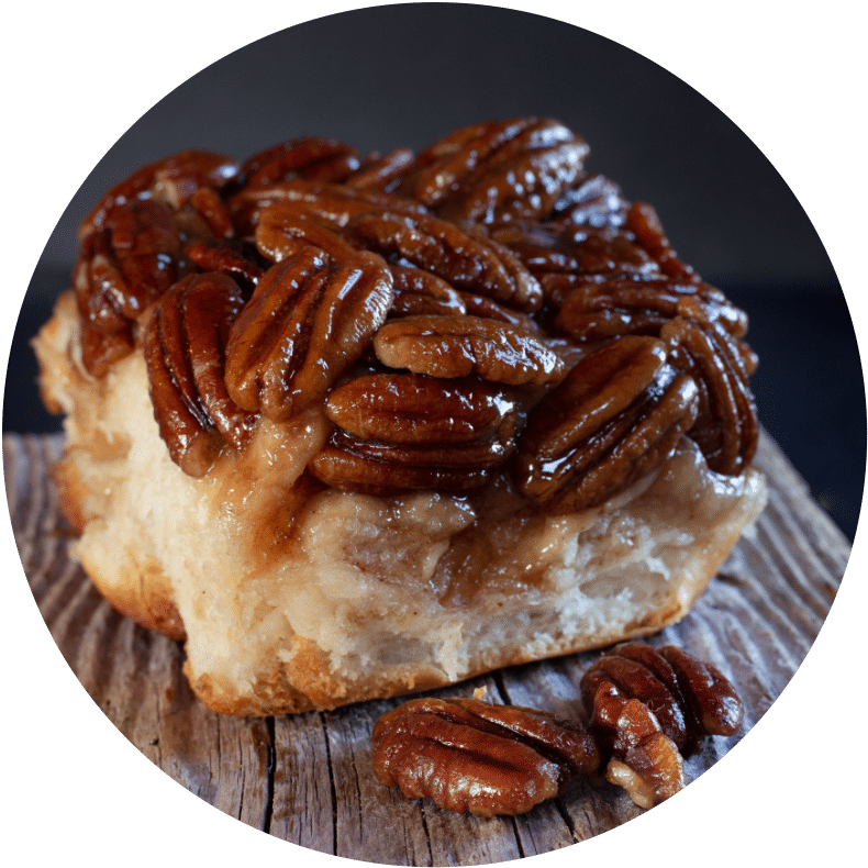 A sticky bun